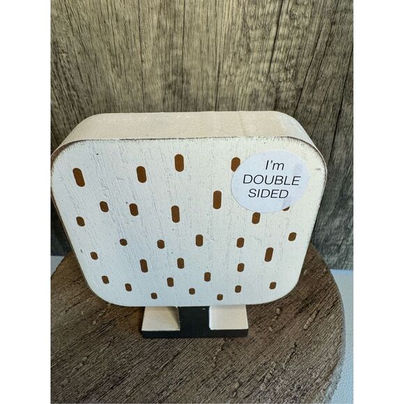 Wood Tree Home Decor Rustic Double Sided NEW FAST SHIP - Picture 5 of 6